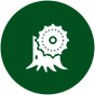 A stump grinding & removal icon